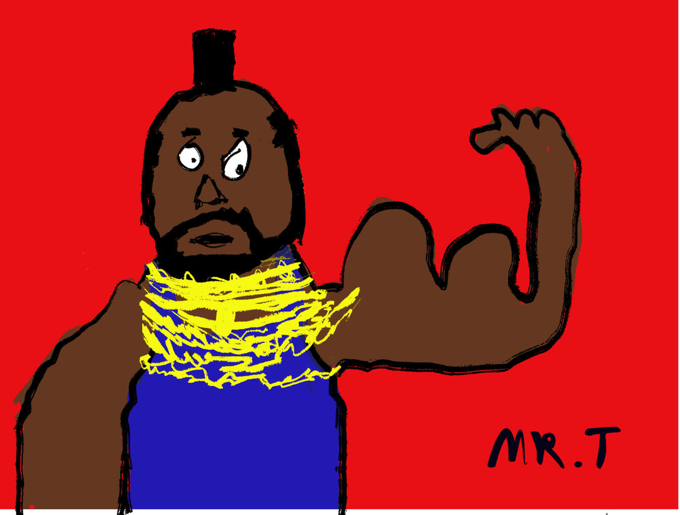 Mr T A4 Giclee Print £20
